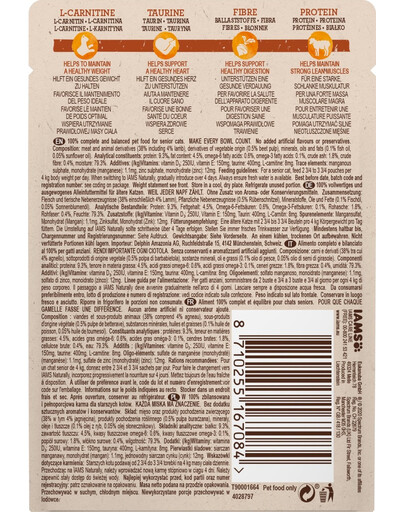 IAMS Naturally – mokra karma dla starszych kotów z jagnięciną nowozelandzką w sosie