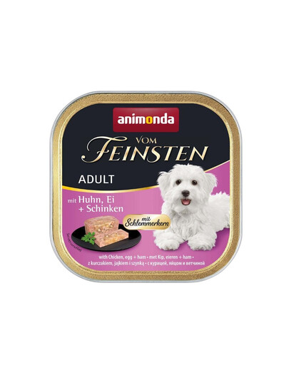 ANIMONDA Vom Feinsten Adult 150 g - pollo, uova e prosciutto