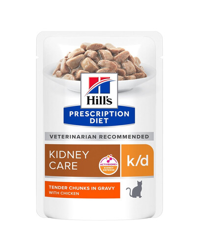 HILL'S Prescription Diet Feline k/d Kidney Care con pollo in bustina 12x85 g