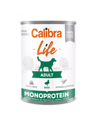 CALIBRA Dog Life Adult Duck with Rice 400g con anatra e riso
