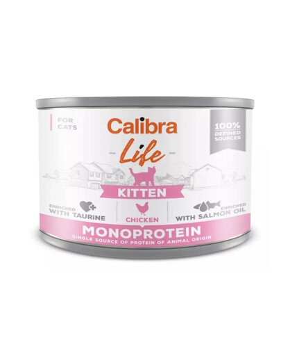 CALIBRA Cat Life Kitten Chicken 200g cibo monoproteico per gattini a base di pollo