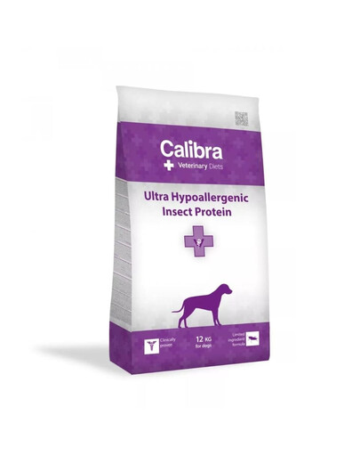 CALIBRA Veterinary Diet Dog Ultra-Hypoallergenic Insect 12kg