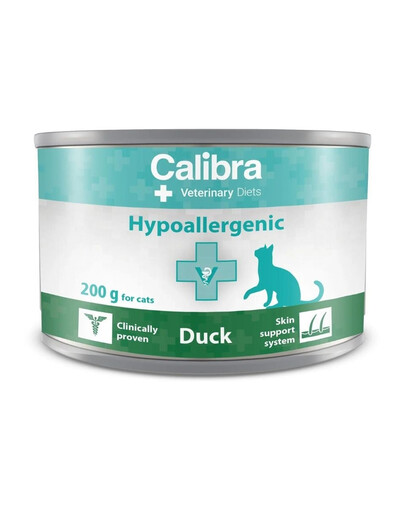 CALIBRA Veterinary Diet Cat Hypoallergenic Duck 200g