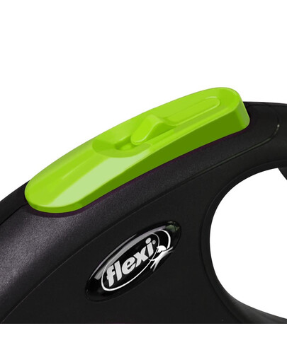 FLEXI Guinzaglio New Neon S Fettuccia 5 m verde