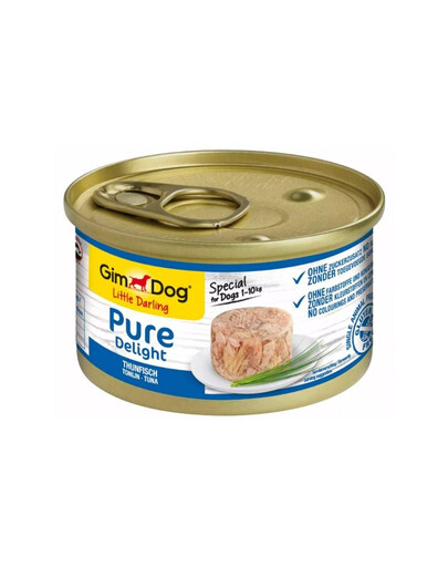 GIMDOG Pure Delight Tuna 85 g tonno per cani adulti di piccola taglia