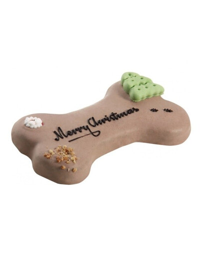 LOLO PETS Torta per cani "Buon Natale" alle arachidi e cioccolato