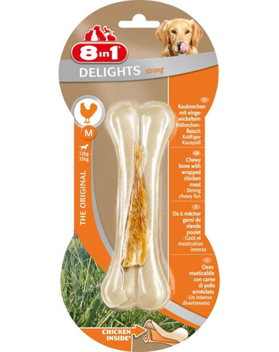 8IN1 Delizie per cani delights strong bone M