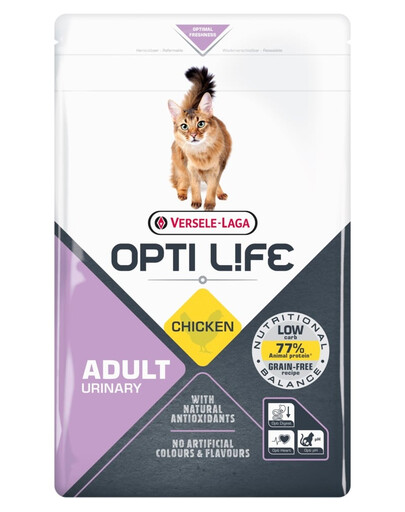 VERSELE-LAGA Opti Life Cat Adult Urinary Chicken 1 kg mangimi con protezione speciale per le vie urinarie