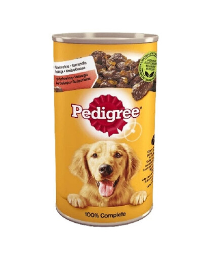 PEDIGREE Adult 12x1200g cibo umido per cani adulti con pollo e carote in gelatina