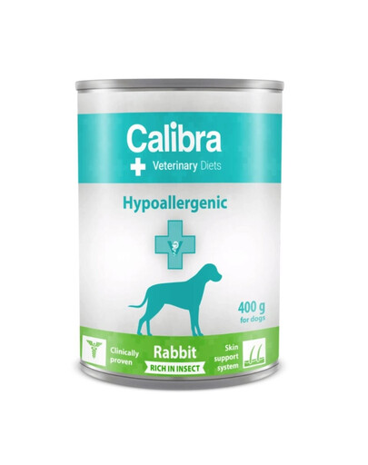 CALIBRA Veterinary Diet Dog Hypoallergenic Insect & Rabbit 400g