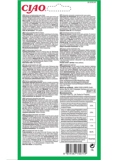 INABA Churu Pops Tuna & Chicken 4 x 15g con tonno e pollo per gatti