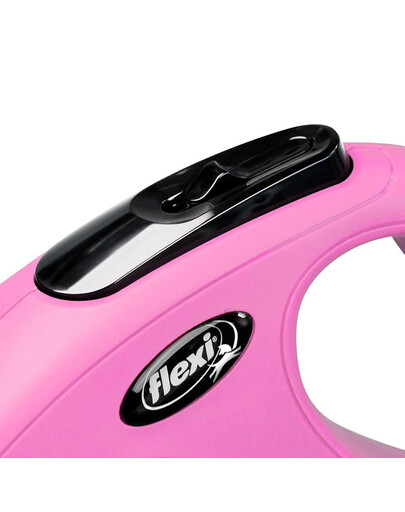FLEXI  Guinzaglio New Classic Corda S 5 m rosa