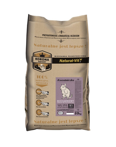 NATURAL-VIT Korona Natury Mangime completo per gerbilli 10 kg