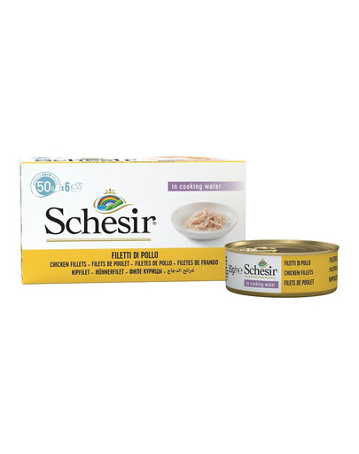 SCHESIR Filetti di pollo con riso 6pz. x 50g