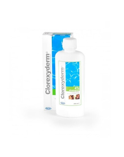 GEULINICX Clorexyderm Shampoo 4% 250ml shampoo concentrato per cani e gatti