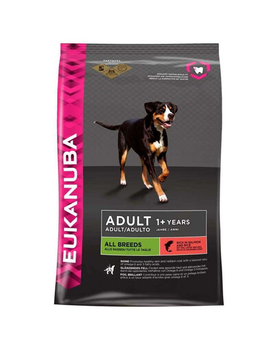 EUKANUBA Adult All Breeds Salmon & Rice 12 kg