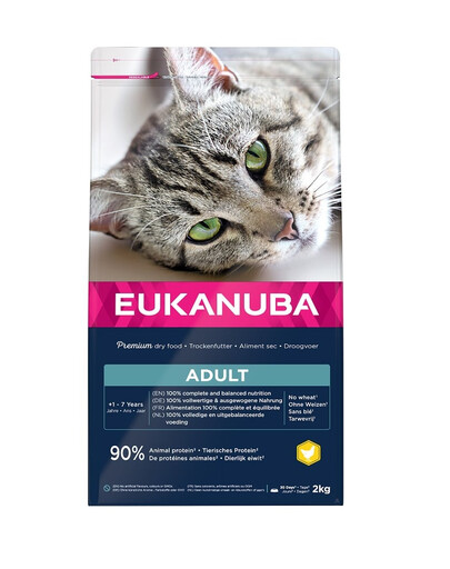 EUKANUBA Cat Adult All Breeds Top Condition Chicken & Liver 2 kg