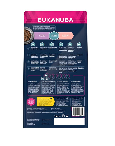 EUKANUBA Cat Adult All Breeds Top Condition Chicken & Liver 2 kg