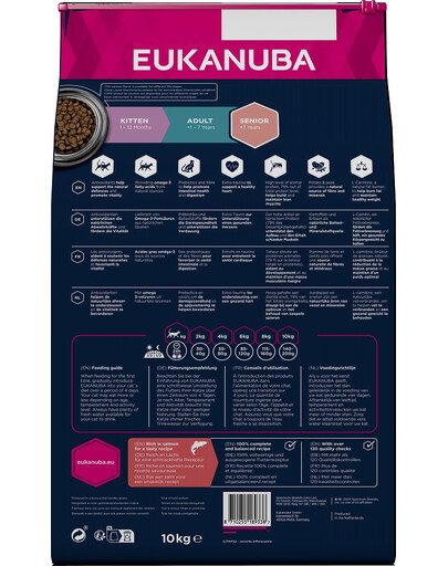 EUKANUBA Grain Free Senior  Salmone 10 kg per gatti anziani