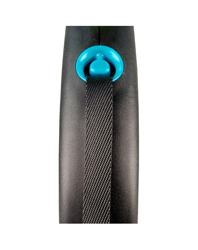 FLEXI Guinzaglio automatico Black Design S strap 5 m blu