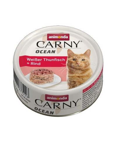 ANIMONDA Carny ocean tonno bianco e manzo 80g