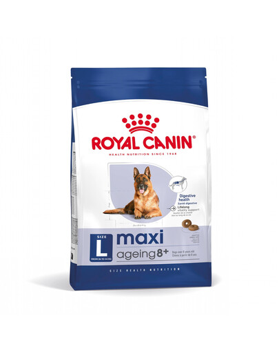 ROYAL CANIN Maxi Ageing 8+ 15 kg cibo secco per cani maturi di età superiore agli 8 anni, razze di taglia grande
