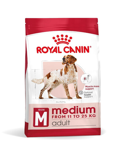 ROYAL CANIN Medium Adult 4kg cibo secco per cani adulti, razze medie