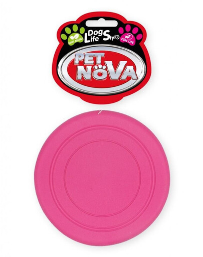 PET NOVA DOG LIFE STYLE Frisbee 18cm rosa, sapore di menta
