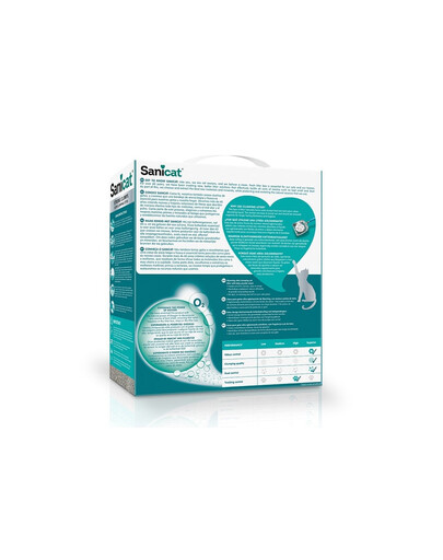 SANICAT Strong Clumps 10 l bentonite Baby powder