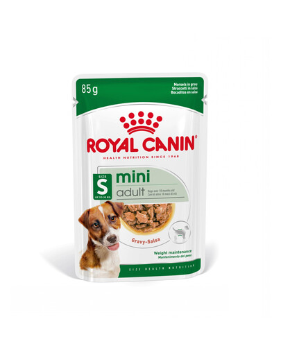 ROYAL CANIN Mini Adult cibo umido in salsa per cani adulti, razze piccole 85 g