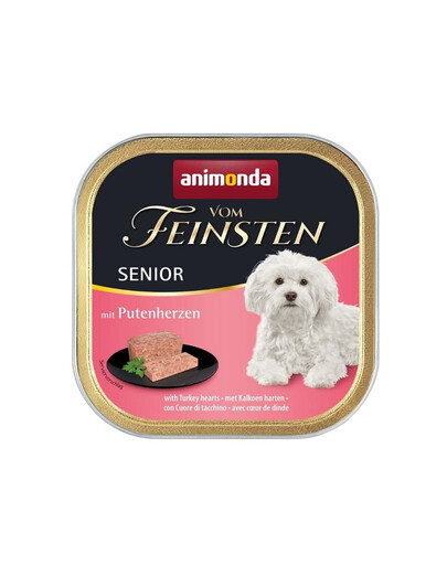 ANIMONDA vom Feinsten Senior con cuori di tacchino 150g