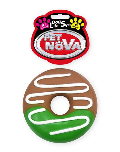 PET NOVA DOG LIFE STYLE Ciambella con ripieno 10cm giocattolo per cani