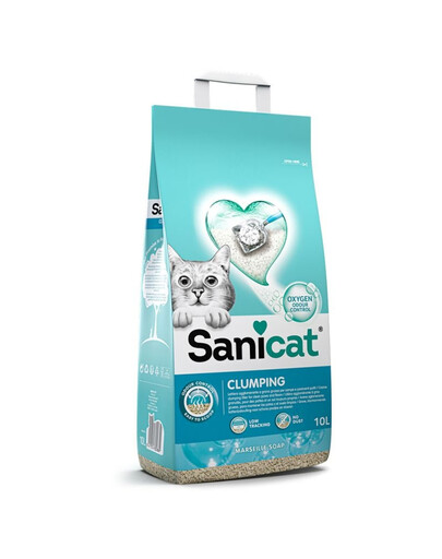 SANICAT Clumping 16 l sapone di marsiglia in graniglia bentonitica