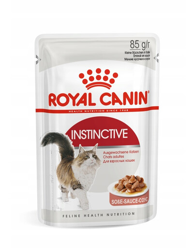 ROYAL CANIN Instinctive 24x85 g Cibo umido in salsa per gatti adulti schizzinosi