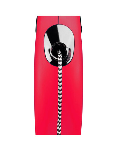 FLEXI New Classic M guinzaglio 8 m. Rosso. Fino a 20 kg.