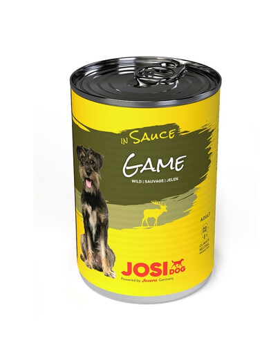 JOSERA JosiDog Selvaggina in salsa 415 g per cani adulti
