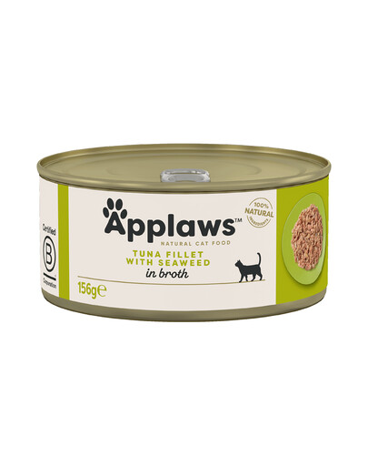 APPLAWS Cibo umido per gatti Tonno con alghe 156g