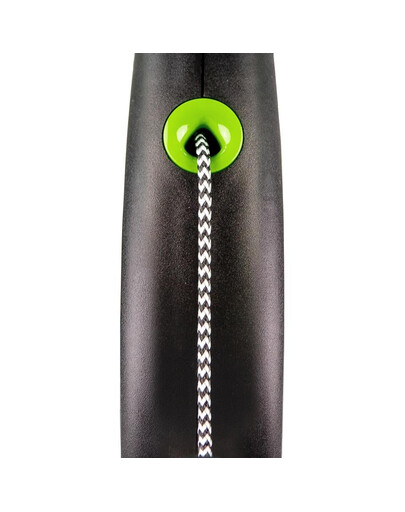 FLEXI Black Design S Cord 5 m green cordino automatico