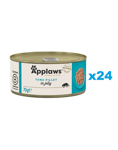 APPLAWS Cat Adult Tuna Fillet in Jelly tonno in gelatina 24 x 70g