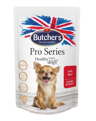BUTCHER'S ProSeries Dog con polpette di manzo in salsa 100 g