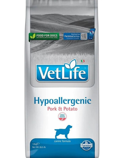 FARMINA Vet Life Hypoallergenic Adult Pork 12kg