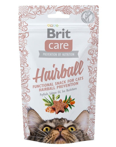 BRIT Care Cat Snack Hairball Trattamenti decongestionanti per gatti 50g