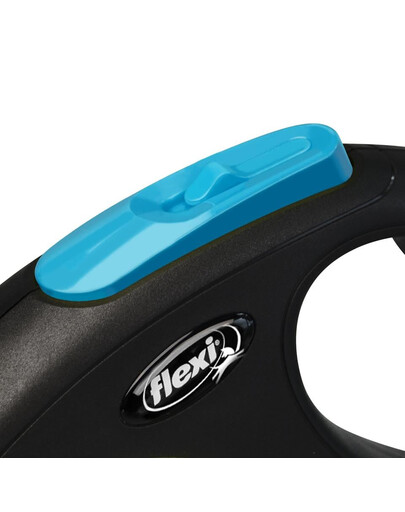 FLEXI New Neon S Tape 5 m blue guinzaglio automatico