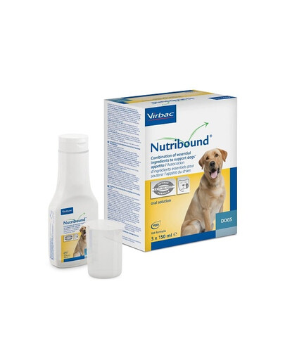 VIRBAC Nutribound Dog 3x150ml soluzione orale per cani in convalescenza