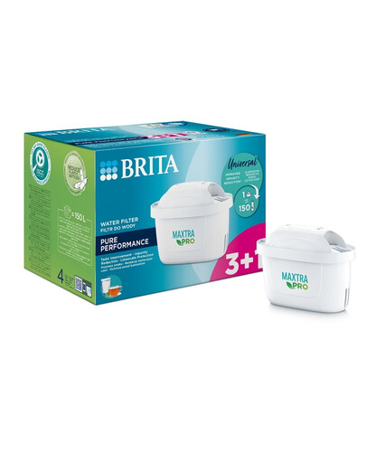 BRITA MAXTRA PRO Filtro acqua Pure Performance 3+1 (4 pz.) pz.