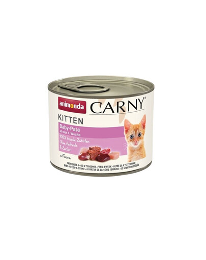 ANIMONDA Carny Kitten Baby Paté 200 g per gattini