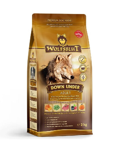 WOLFSBLUT Down Under Adult per cani con manzo e verdure 12,5 kg