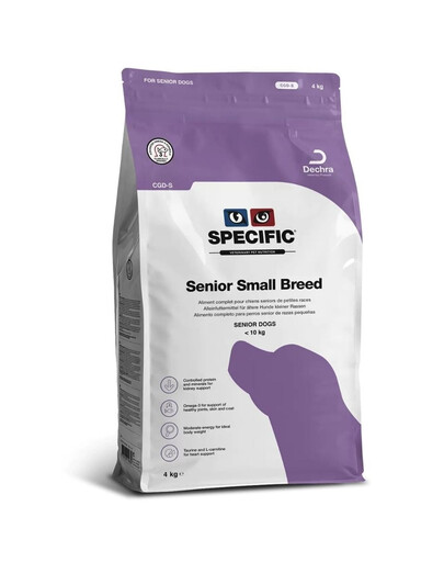 SPECIFIC Dog CGD-S Senior Small Breed 4 kg cibo per cani senior di piccola taglia