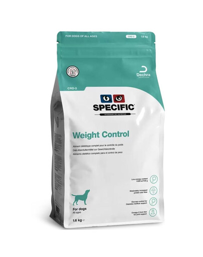 SPECIFIC Dog CRD-2 Weight Control 1,6 kg alimenti per il mantenimento di un peso corporeo normale nei cani