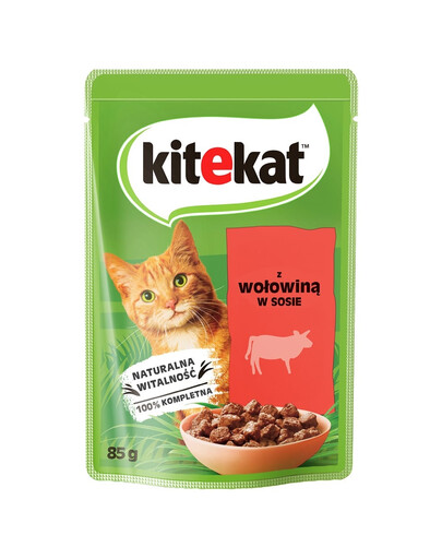 KITEKAT Manzo in salsa 85g per gatti adulti